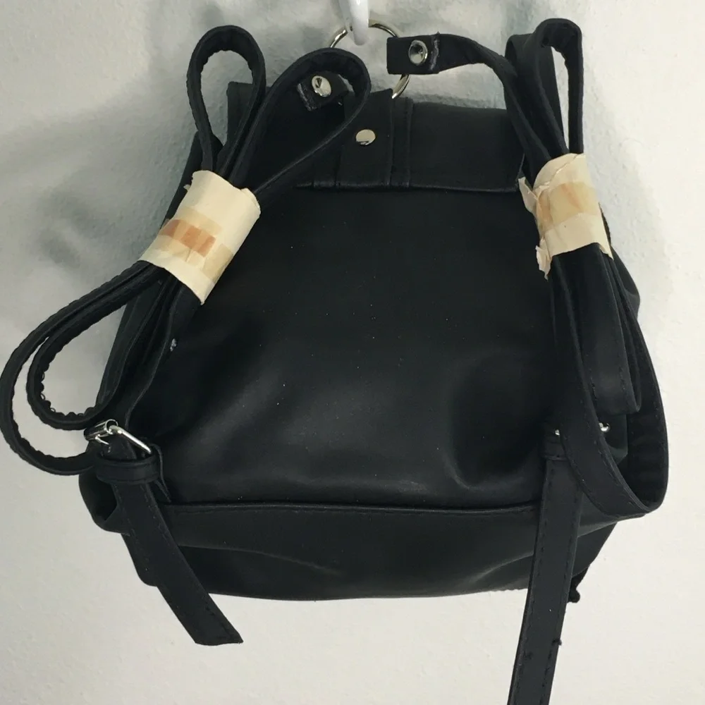 Enzo Angiolini | Black Mini Backpack